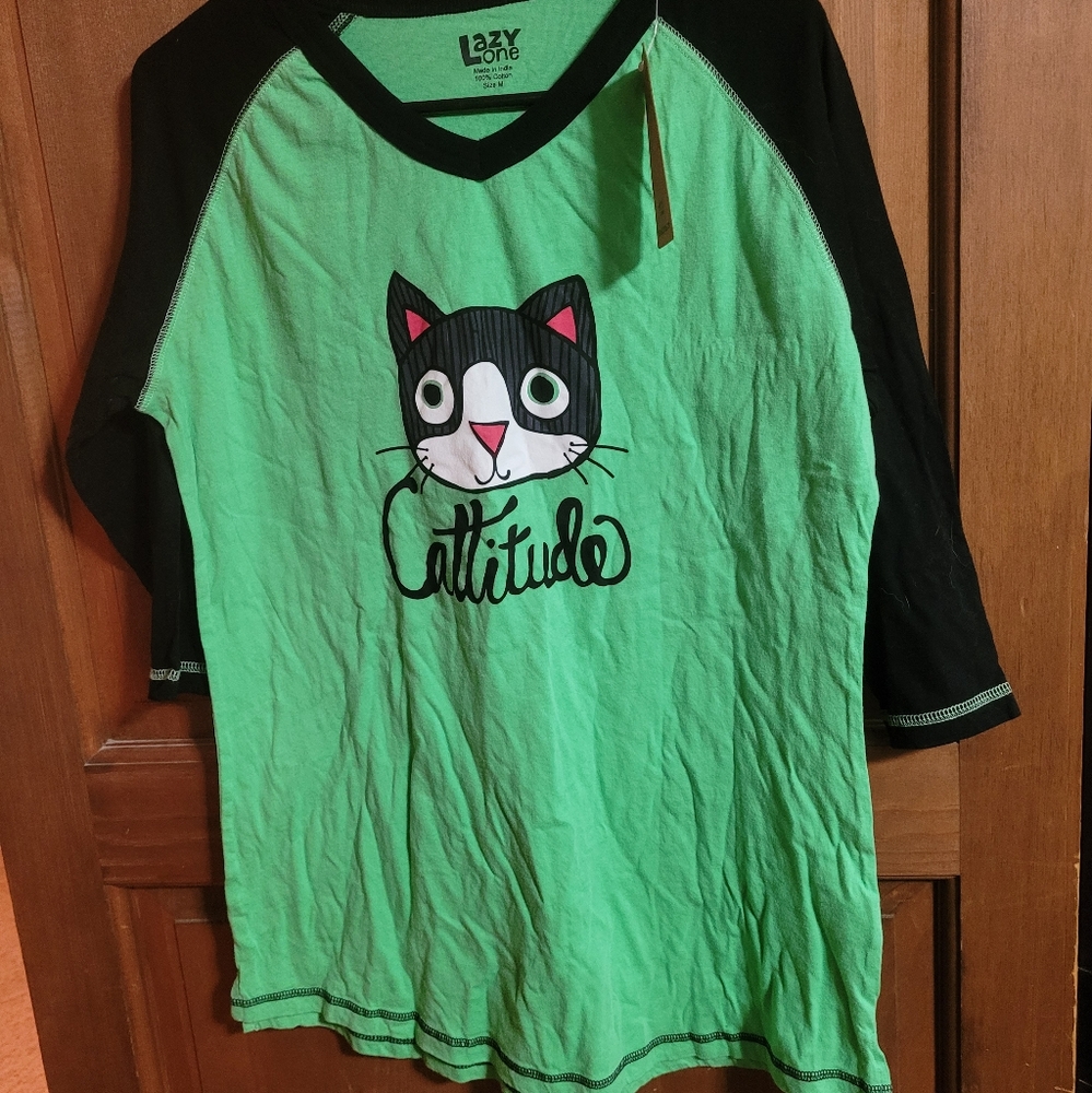 Cattitude pj top 🐈‍⬛